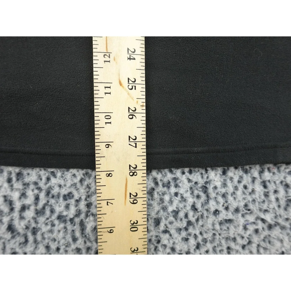 The North Face TKA 100 Fleece‎ Pullover Mens Large Black Quarter Zip Mock Neck